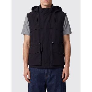Auralee Men Auralee Technical Wool Vest With Flap Pockets And Concealed Closure